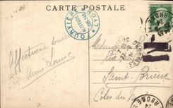 ND de la Virgen de la basílica de Lyon de la POSTAL de la VENDIMIA de Fourviere de la iglesia vieja