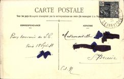 VINTAGE POSTCARD Basilica Of the Sacring heart De Montmartre Vault of Blessed Virgin the furnace bridge