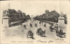 CPA Paris L'Avenue des Champs Elysees