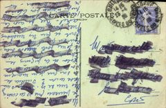 VINTAGE POSTCARD Paris Ensemnble of the Place of the Republic and the Modern Hotel