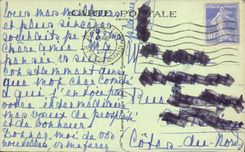 La POSTAL París de la VENDIMIA cae él del soldado desconocido