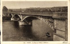 CPA Vichy Le Pont sur I'Allier et Bellerive