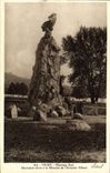 VINTAGE POSTCARD Vichy New Park Monument raised with the Memory of the Gilbert aviator