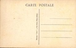 Monumento del parque de Vichy de la POSTAL de la VENDIMIA el nuevo levantó con la memoria del aviador de Gilbert