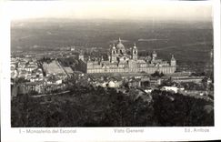 CPA Monasterio del Escorial Vista General