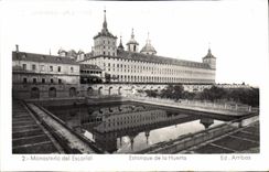 CPA Monasterio del Escorial Estanque de la Huerta