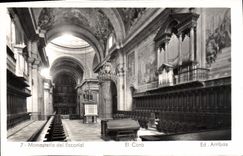 CPA Monasterio del Escorial El Coro Orgue