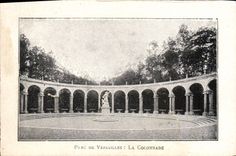 VINTAGE POSTCARD Park Of Versailles the Colonnade