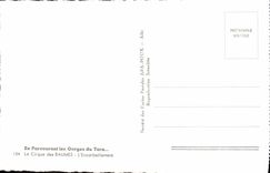 CPM En Parcourant les Gorges du Tarn Le Cirque des Baumes L'encorbeillement