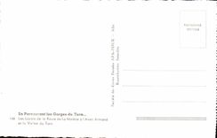 MODERN CARD By Traversing the Gorges of the Tarn Laces of the Road of Malene to the Swallow-hole Armand and the valley of the Tarn