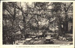 CPA Arcy Sur Cure Les Terrasses et le Chalet des Grottes