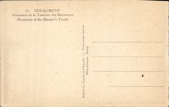 VINTAGE POSTCARD Douaumont Monument of Sliced Bayonets