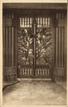 VINTAGE POSTCARD Douaumont Monument of Sliced Bayonets Main door out of wrought iron