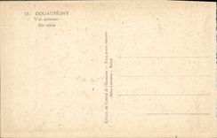 VINTAGE POSTCARD Douaumont Seen air
