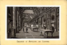 CPA Paris Galerie D'Apollon Au Louvre