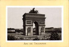 CPA Paris Arc De Triomphe