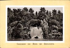 VINTAGE POSTCARD Paris Cascades Of the Bois de Boulogne