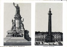 CPA Paris Colonne Vendome