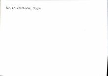 MODERN CARD Balholm Sogn