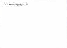 MODERN CARD Hardangergjenter