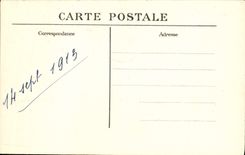 VINTAGE POSTCARD Castle of Malmaison the cedar of the Josephine empress