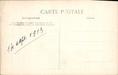 VINTAGE POSTCARD Castle of Malmaison Old residence of the Josephine empress the living room