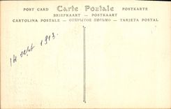 VINTAGE POSTCARD Rueil Castle of Malmaison Dining room Especially of table and parts of goldsmithery