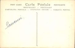 VINTAGE POSTCARD Museum of Louvre Collection Chauchard Millet the angelus