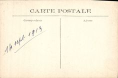 VINTAGE POSTCARD Rueil Park of the Castle of Malmaison the Cascade