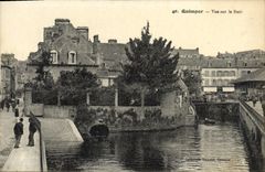 VINTAGE POSTCARD Quimper Seen on Steir