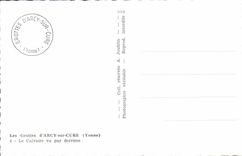 MODERN CARD Caves of Arcy on Cure the martyrdom seen by behind