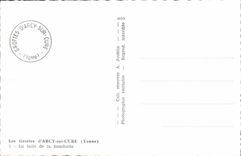 MODERN CARD Caves of Arcy on Cure the room of butchery