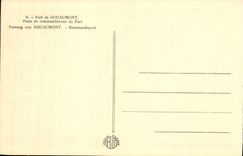 VINTAGE POSTCARD Extremely of Douaumont Headquarters of Strong Militaria