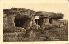 VINTAGE POSTCARD Fort of Douaumont Abri 2196 classifies vestige of Militaria war