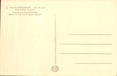 VINTAGE POSTCARD Fort of Douaumont Abri 2196 classifies vestige of Militaria war