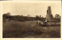 VINTAGE POSTCARD Extremely of Douaumont Monument of the 74eme Militaria Battalion
