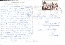 MODERN CARD Abbey of Hautecombe Entered