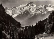 POSTAL MODERNA Env de Chamonix la cadena de Mont Blanc y del viaducto co. Marie en Houches