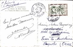 CPM Env de Chamonix La Chaine du Mont Blanc et le Viaduc Ste Marie aux Houches