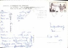 CPM Le Barrage de Genissiat sur le Rhone Vue generale 