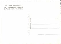 CPM La Savoie Pittoresque Environs d'Aix Les Bains Le Pont de l'Abime