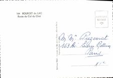 CPM Bourget du Lac Route du Col du Chat