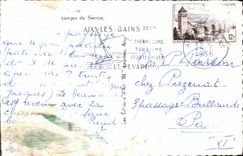 MODERN CARD Falls of Sierroz