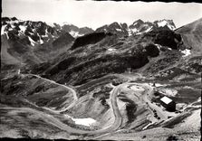 CPM Route Des Grandes Alpes Col Du Galibier Sommet du col La Meije et les Ecrins