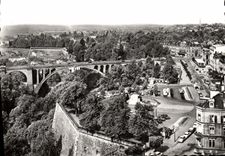 MODERN CARD Luxembourg the Bridge Adolphe Boulevard Roosevelt