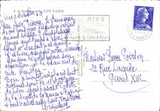 MODERN CARD Souvenier of the Dimension Of Azure Monaco Menton Antibes Vence Cannes Juan the Pines Nice L (Esterel