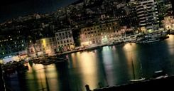 CPM Marseille la nuit Le Vieux Port et Notre Dame de la Garde