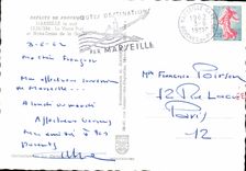 CPM Marseille la nuit Le Vieux Port et Notre Dame de la Garde