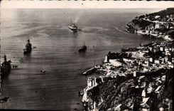 MODERN CARD the Dimension Of Villefranche Azure On Sea Roads