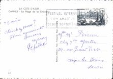 CPM La Cote D'Azur Cannes La Plage de la Croisette